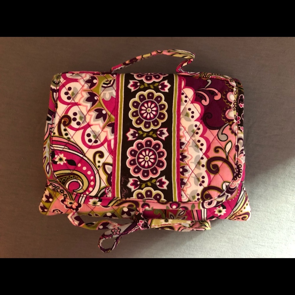 Vera Bradley Floral Hanging Toiletry Kit Travel Bag